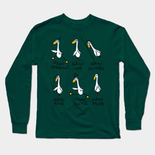 funny goose Long Sleeve T-Shirt